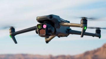 iluminação drone